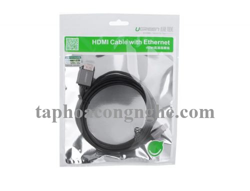 Ugreen 10143 3M màu Đen Cáp chuyển đổi Micro HDMI sang HDMI thuần đồng cao cấp HD109 30010143